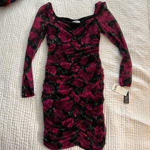 BAR III Dress Rose Print